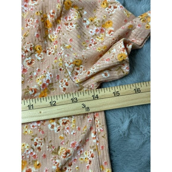 Coquette Soft Girl Dainty Floral Double Bow Tie SS Cardigan XS - Picture 6 of 7